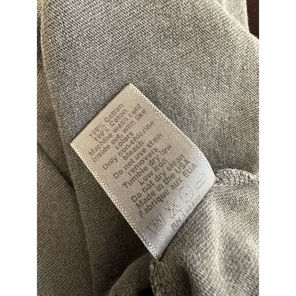 Clare V. Charlotte Ruffle Tshirt Dress Faded Grey size Medium - Picture 12 of 12